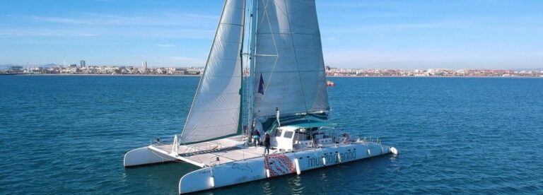 Zeilen in Valencia op een catamaran