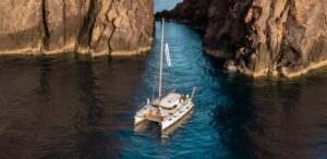 Full-Day Round Tour of Milos and Poliegos Catamaran
