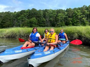 Alquiler de kayaks biplaza en Dewey Beach
