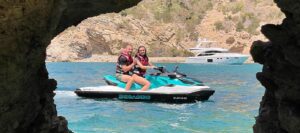 Excursión en moto acuática privada en Ibiza