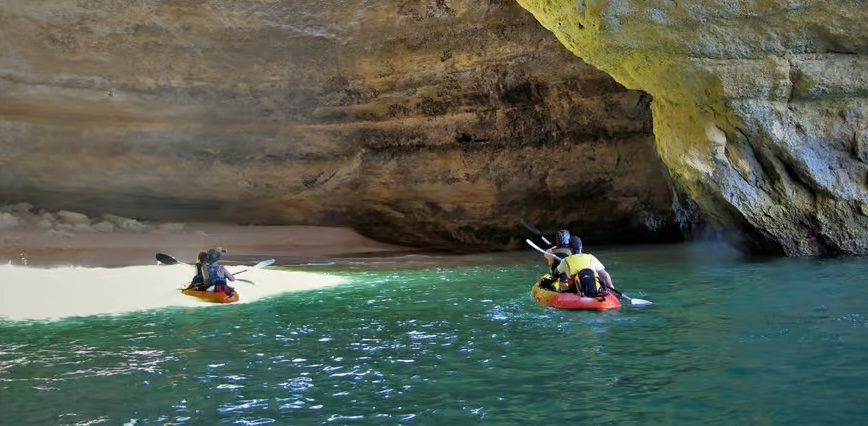 Catamaran and Kayak to Benagil from Portimão