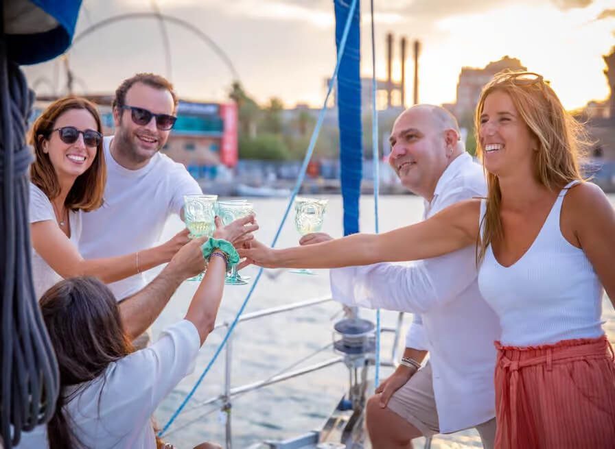 Wine Tasting & Sailing in Barcelona