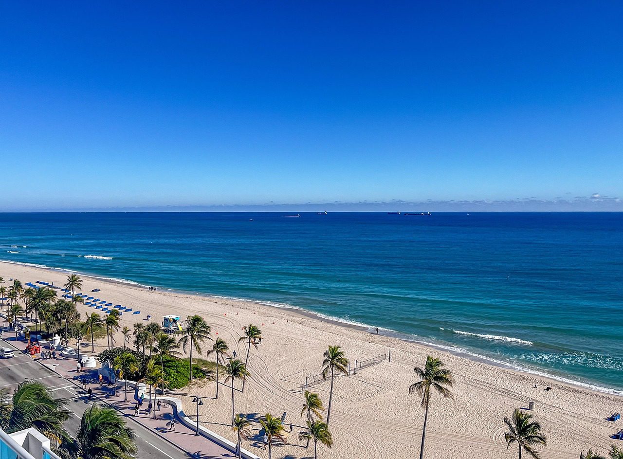 Strandplaatsen in Florida