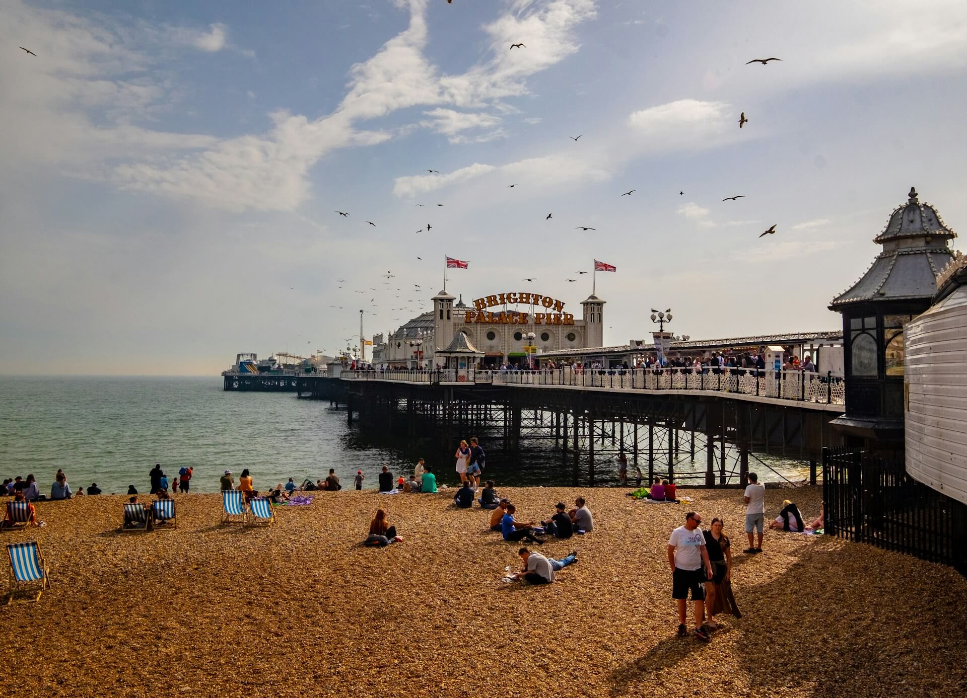 Brighton Palace Pier and Beach