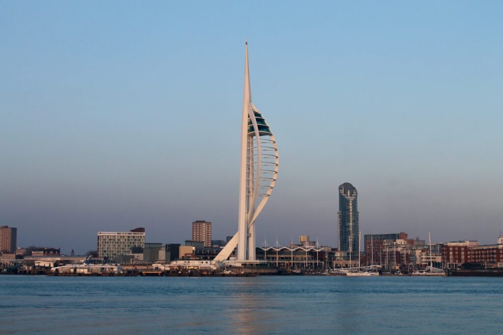 Portsmouth City View over the water