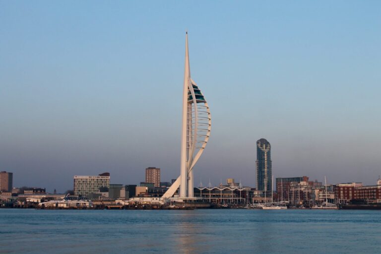 Portsmouth City View over the water