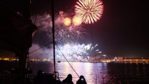 Año Nuevo en Lisboa en un Barco