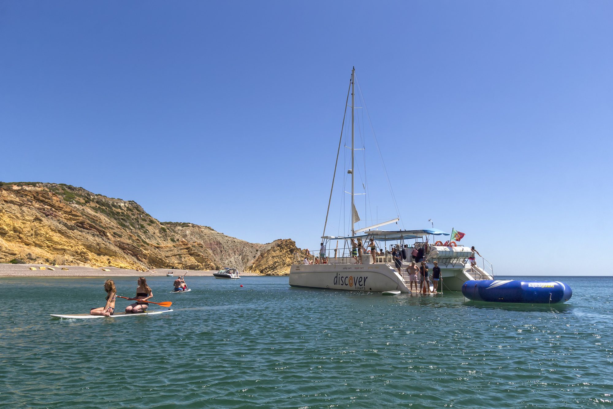 Coastal Cruise in Lagos: Catamaran to Ponta da Piedade