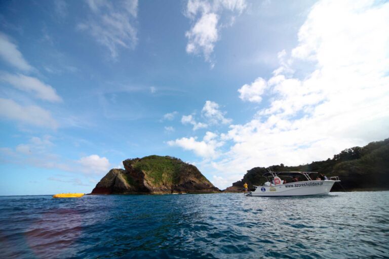 Bootexcursie met watersport in Ponta Delgada