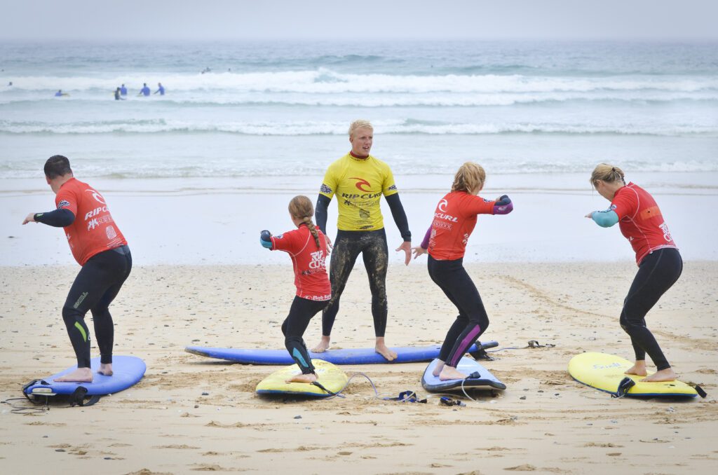 Newquay Surfing Lesson