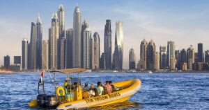 1-stündige Speedboat-Tour bei Sonnenuntergang in Dubai