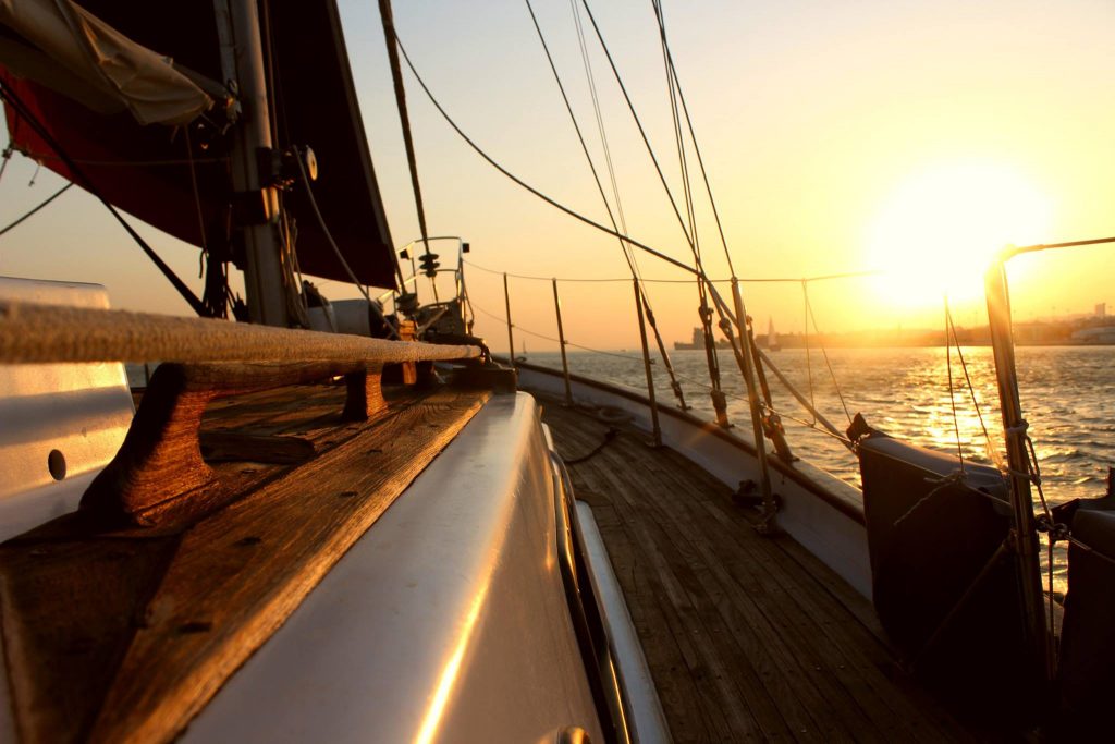 Sunset Tour on a Vintage Boat in Lisbon
