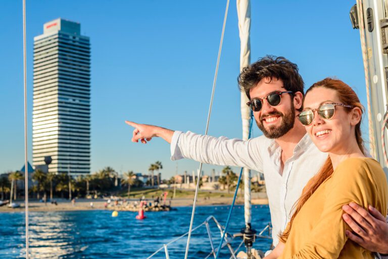Barcelona Zeilervaring - Zonsondergang