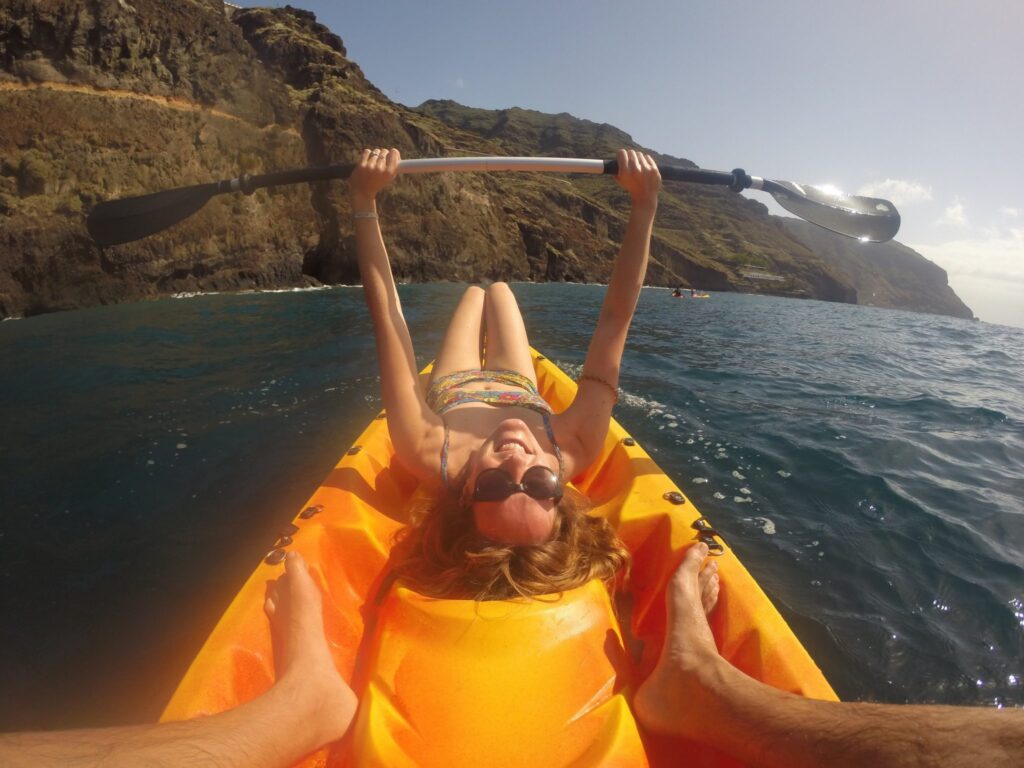 Kayaking can be done all year round!