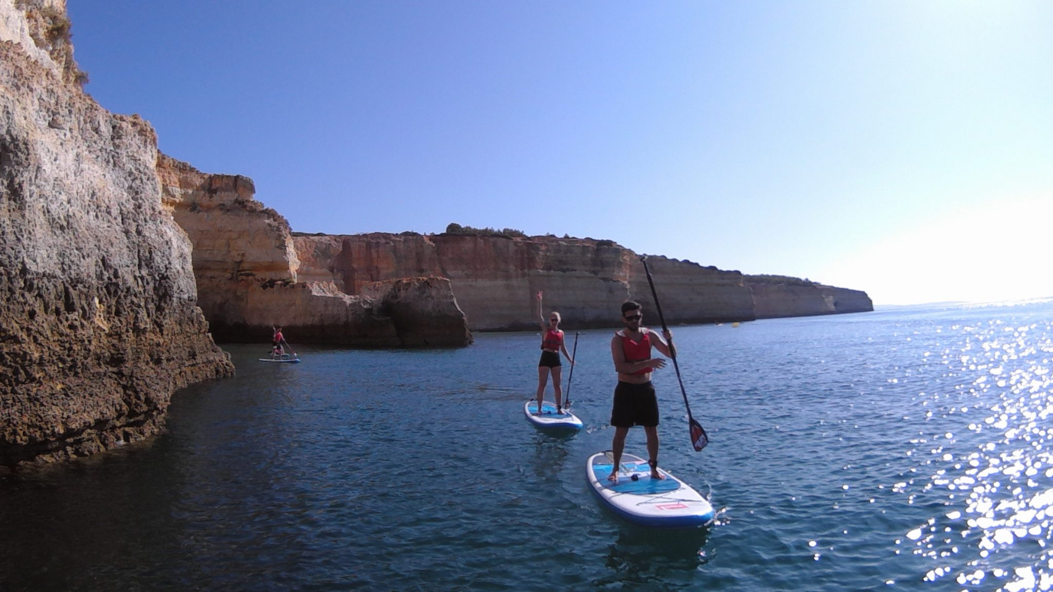 stand-up paddle in Benagil