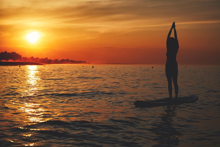 Paddle Board Yoga in Portugal