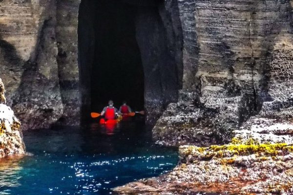 kayak tour in Vila Franca do Campo, São Miguel, Azores