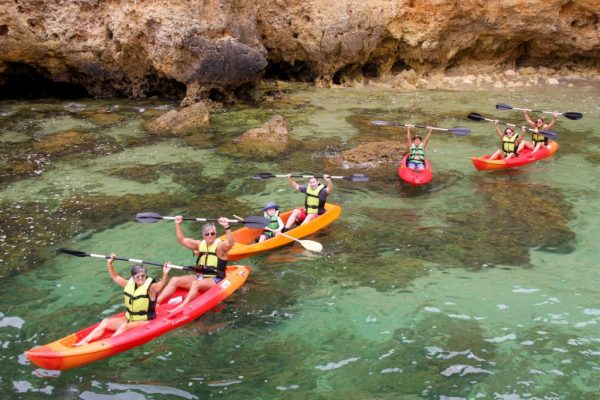 kayak tour to Ponta da Piedade in Lagos