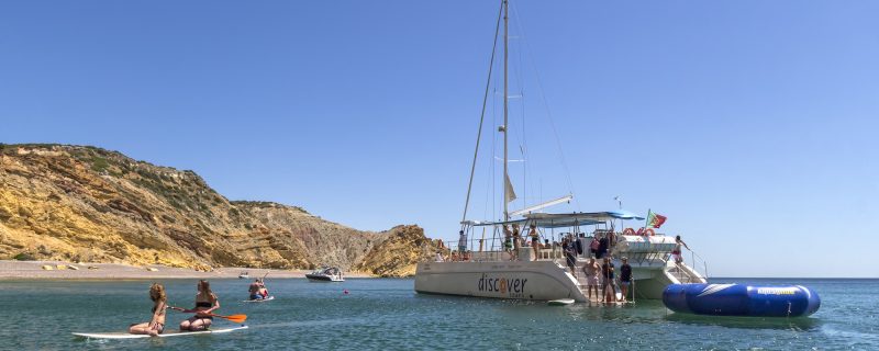 Coastal cruise in Lagos on a catamaran