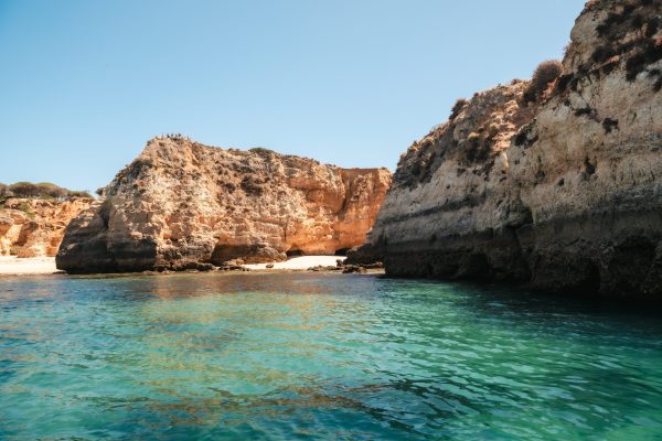 Algarve Grottentocht uitzicht