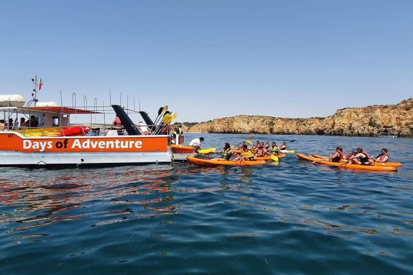 Kajakfahren in Ponta da Piedade