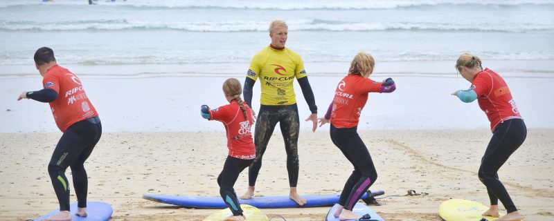 Family-Friendly Coastal Activities to Enjoy in the UK - Family Surf Class in Newquay