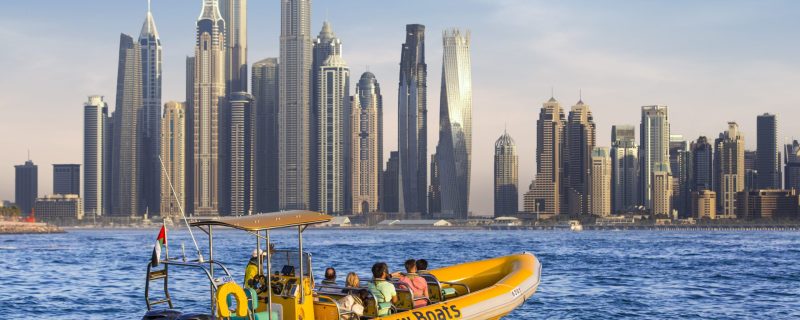 Excursión en barco al atardecer en Dubai