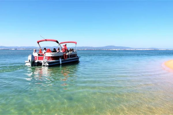 Boat in the Ria Formosa Nature Reserve